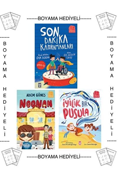 Timaş Çocuk Boyamalı Son Dakika Kahramanları Noonan İyilik Bir Pusula Oya Doğ...