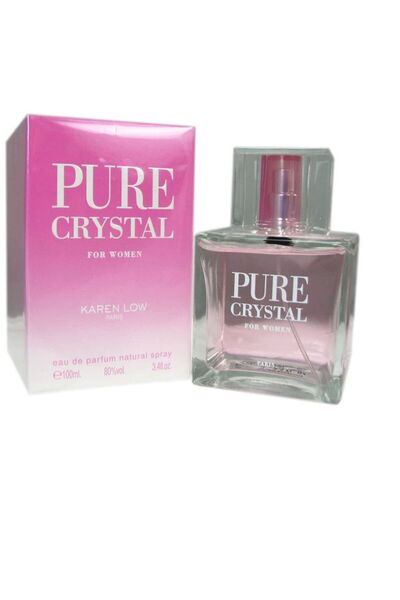 Karen Low عطر بيور كريستال أو دو برفوم بخاخ للنساء، 100 مل