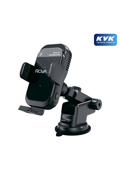 ROVA WTM402 Araba İçi Manyetik Kablosuz Hızlı Şarjlı Ve Soğutuculu Telefon Tu...