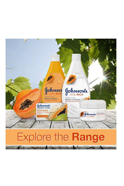 Johnson Johnson's Body Wash 250ml Vita-Rich with Papaya Extract