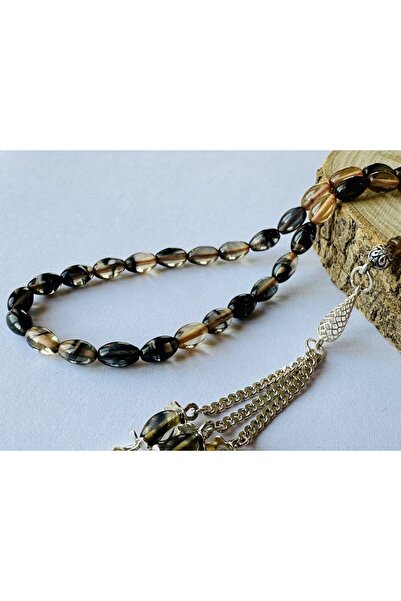 Kehribar Small Prayer Beads Silver Tassel Prayer Beads for Those Who Want Them