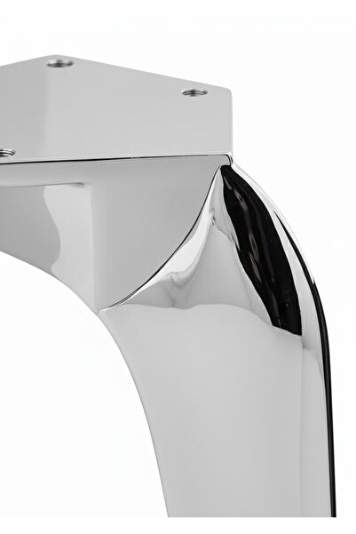 İMT AKSESUAR Έπιπλα Repla Καναπές Τηλεόραση Μονάδα Καθιστικού και Ντουλάπι Κονσόλας Πόδι 16 εκ. Χρώμιο