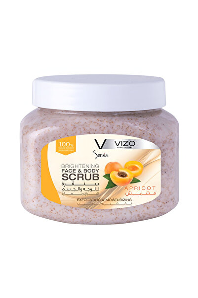 Vizo فيزو صنفره الوجه والجسم 500 مل سينسيا بالمشمش