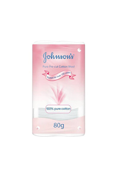 Johnson Johnson's Pure Cotton Pads 80 Count