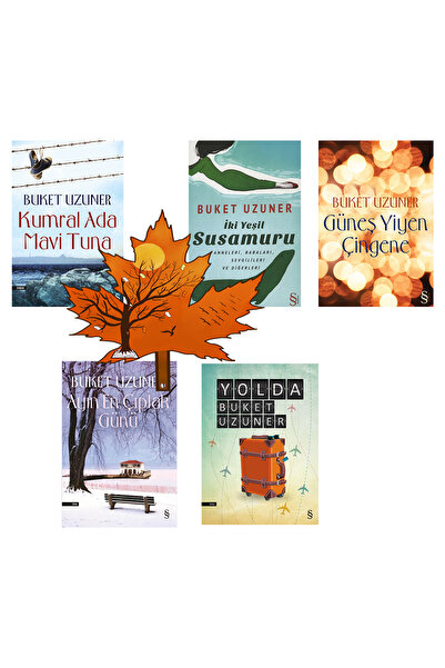 Everest Yayınları buket uzuner -5kitap- kumral ada mavi -iki yeşil su samuru ...