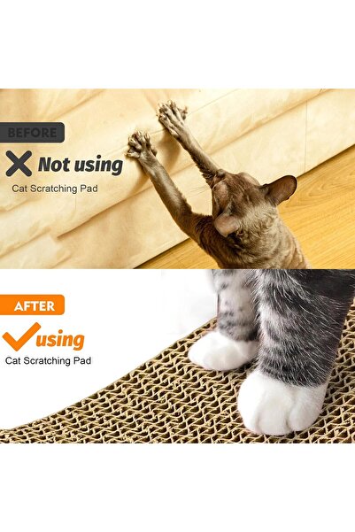 Xess Pet Cat Scratch Board Cardboard Cat Scratcher, Cat Scratching Pad Cat Grinding Claw Intera
