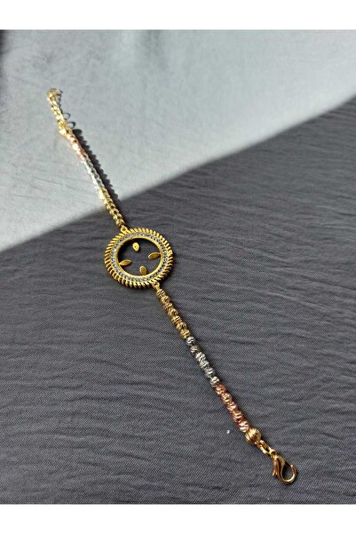 GEZERGOLD TAKI Steel Quarter Three Color Doric Bracelet