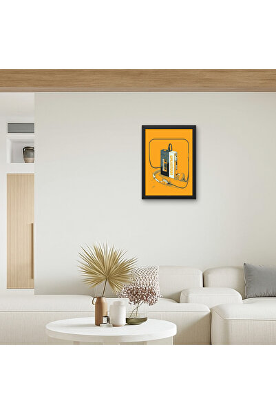 RS JANTİ STORE Tabelul casetei Walkman |   Decor de perete retro |   Poster cu muzică nostalgică din anii 80 și 90