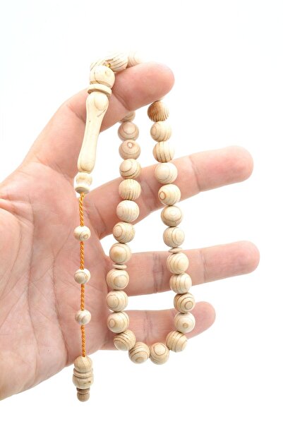 Murty99 Mastercrafted Systematic Sphere-Cut Fragrant Cedar Wood Prayer Beads