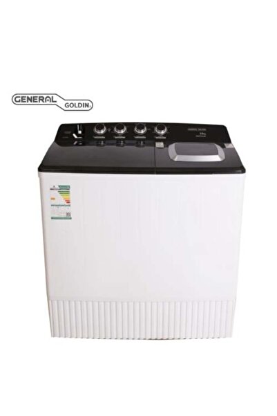 General Golden غسالة ملابس بحوضين من جنرال جولدن، سعة 14 كجم، لون فضي، تحميل ...