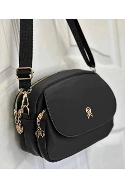 Marvelis حقيبة كتف وحقيبة كروس متعددة الأقسام بحزام من القماش