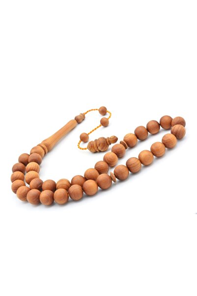 Murty99 Mastercrafted Systematic Sphere-Cut Fragrant Juniper Wood Prayer Beads