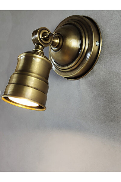 NOONLUX DESIGN&LIGHTING Manor Ampül Dahil Eskitme Kaplama Aplik GU-10 Cafe Berber Kuaför Salon Yatak başları Oturma Odası