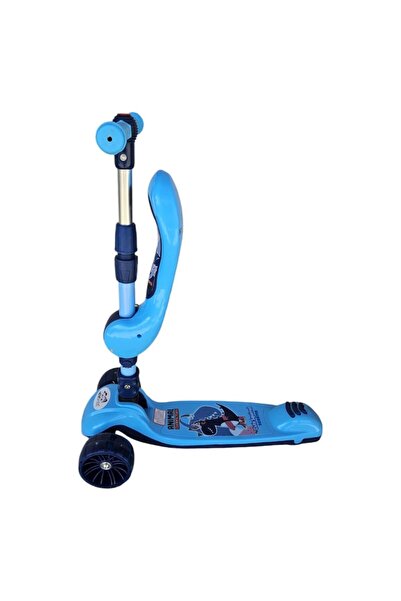 NOVOKIDS Trotinetă 2 în 1 pentru copii cu roți luminoase din silicon NOVOKIDS™ Mini trotinetă 8130, pliabilă, reglabilă