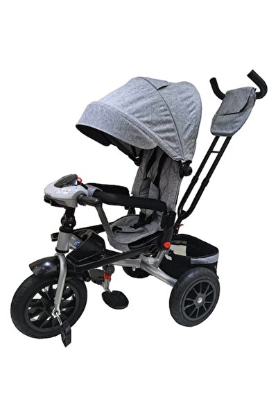 NOVOKIDS Tricicleta cu copertina Super Trike, Cu melodii si lumini, Roti din ...