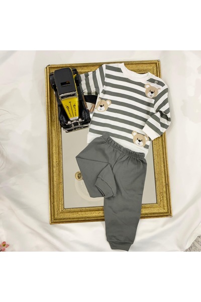 Karaca HAKİ ÇİZGİLİ AYICIKLI 2’Lİ TAKIM