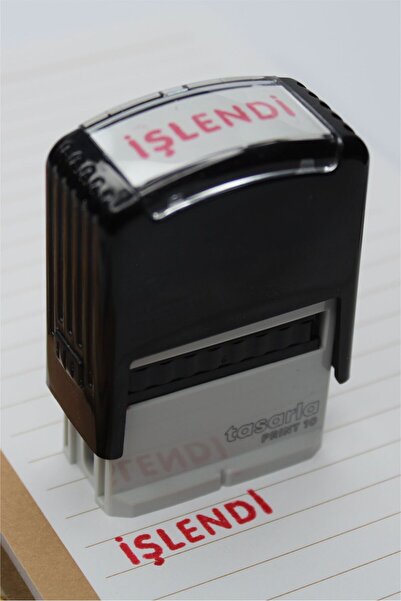 tasarla PRINT10 İşlendi Kaşesi – Kurumsal Evrak Takip ve Ofis Kullanımı İçin Profesyonel Kaşe