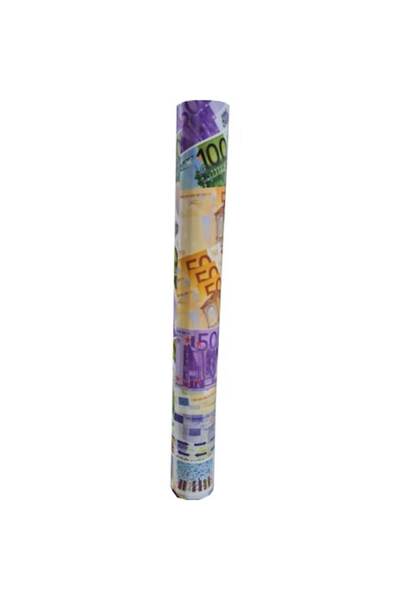 NOVOKIDS Party Tube Confetti Shooter, Length 40 cm, Compressed Air, Euro Banknote Model
