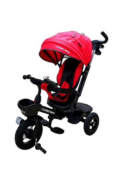Baby Care ™ Turbo Bike Tricycle with Canopy, Red