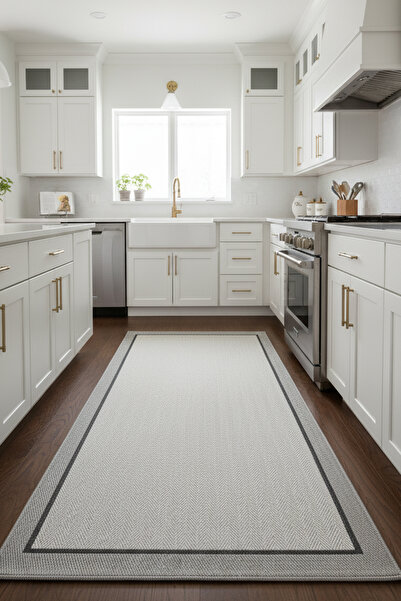 stil carpet Jüt Sisal COTTON 0677G GRİ-GRİ Silinebilir Leke Tutmaz Kolay Temi...