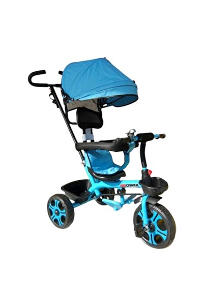 NOVOKIDS Tricicletă cu copertină detașabilă NOVOKIDS™ Primul meu triciclu, Roți din spumă, Ghidon pentru părinți, Meta