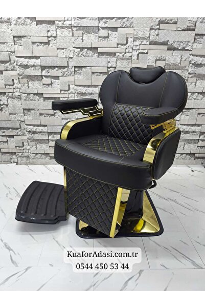 HIKARU Berber Koltuğu Gold Lazer Kol