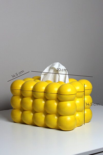 The Craft Thor Bubble Decorative Napkin Holder - Modern Desktop Napkin Box