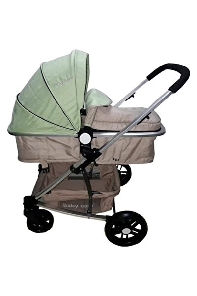 Baby Care ™ PRO YK-18, Cărucior 2 în 1 pentru nou-născuți, Cadru din aluminiu...