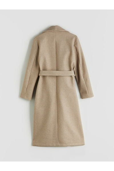 LC Waikiki LCWAIKIKI Kadın Ceket Yaka Kaşe Kaban