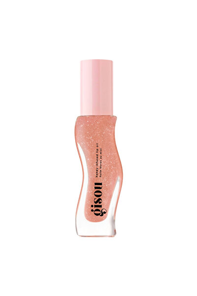 gisou Honey Infused Lip Oil Colored Lip Oil Glazed Plum Elsbeauty