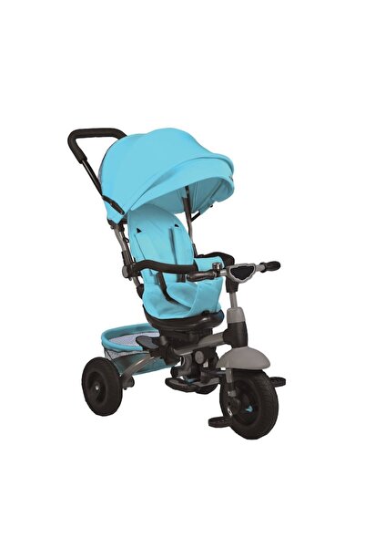 NOVOKIDS Tricicletă cu copertină detașabilă NOVOKIDS™ King Trike, Alarmă și melodii, Roți gonflabile din cauciuc