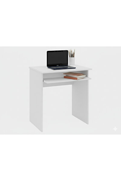 ozmobak Stuvia Beyaz Mini Çalışma Masası 80x45x75 cm – Modern Öğrenci, Ofis v...