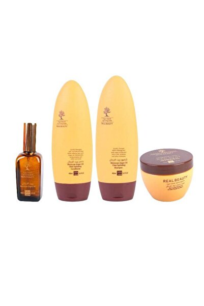 Arganmidas مجموعة زيت الأرجان للعناية بالشعر شامبو 450مل بلسم 450 مل ماسك 300...