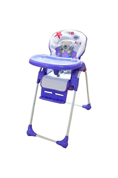 Baby Care Scaun înalt reglabil pentru bebeluși și copii CC, violet