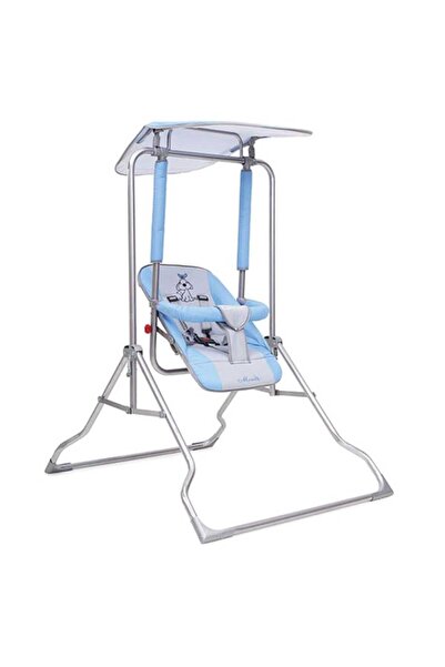NOVOKIDS ™ Garden Swing for Children and Babies, Foldable, Blue
