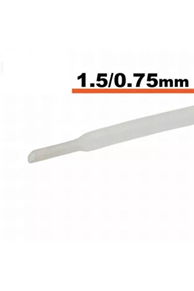 OEM Tub termocontractibil transparent 1.5mm/ 0.75mm 0.5m