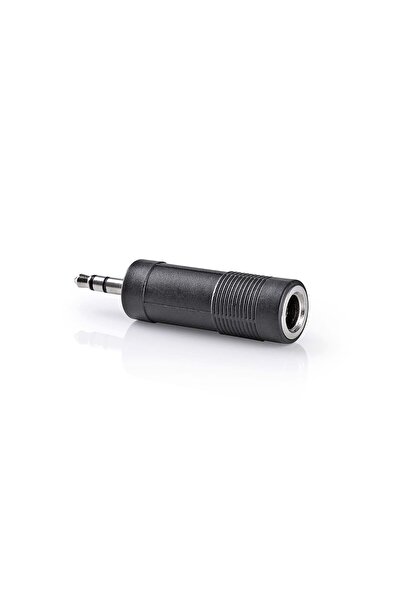OEM Adaptor audio stereo Nedis Jack 3.5 mm tata - Jack 6.35 mm mama negru 1bu...