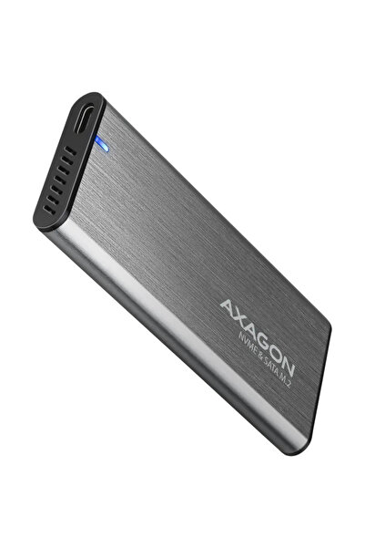 Axagon Rack Extern EEM2-SG2 USB-C 3.2 M.2 NVMe gri