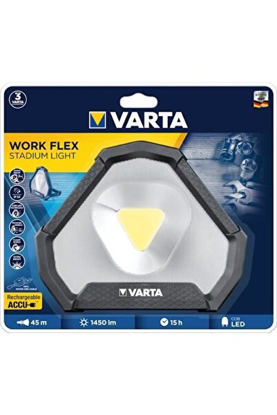 Varta Lanterna LED de lucru 18647 Work Flex Stadium Light reincarcabila 1450l...