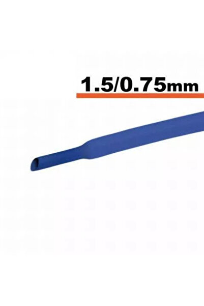 OEM Blue heat shrink tube 1.5mm/ 0.75mm 0.5m