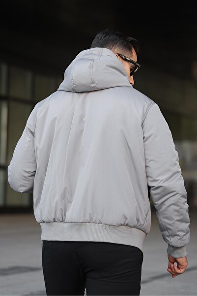 MİS MODA Men's Reversible Wearable Winter Coat