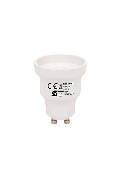 OEM Bulb socket adapter with E27 socket in a GU10 socket 0.3A HOME