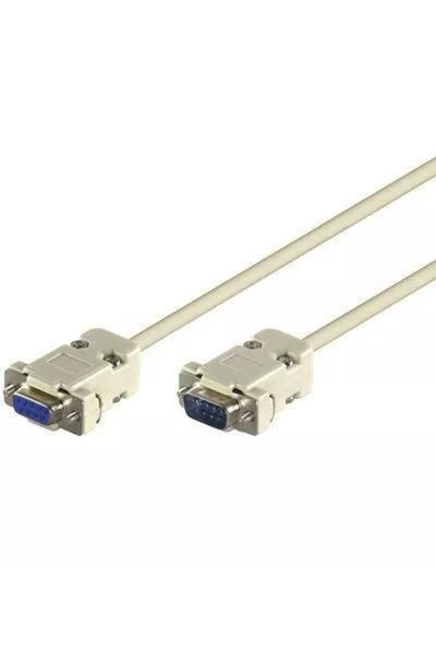 OEM Cablu serial RS232 DB9 tata la DB9 mama 2m 1:1 Goobay