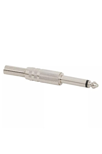 OEM Βύσμα JACK 6,3 mm mono αρσενικό με προστασία καλωδίου
