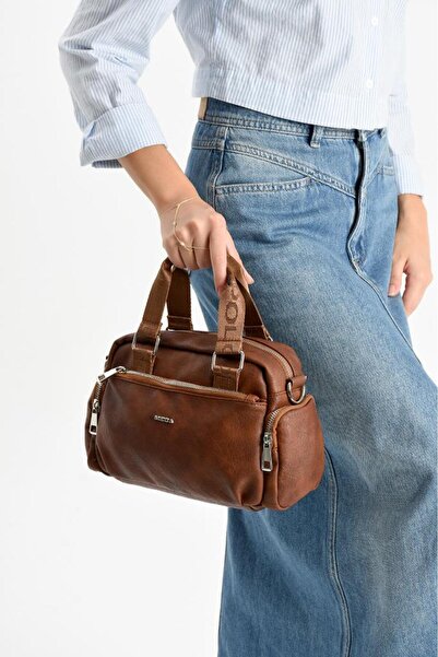 H&D COLLECTİON Geantă de umăr pentru femei din piele artificială 25*17 cm Gea...