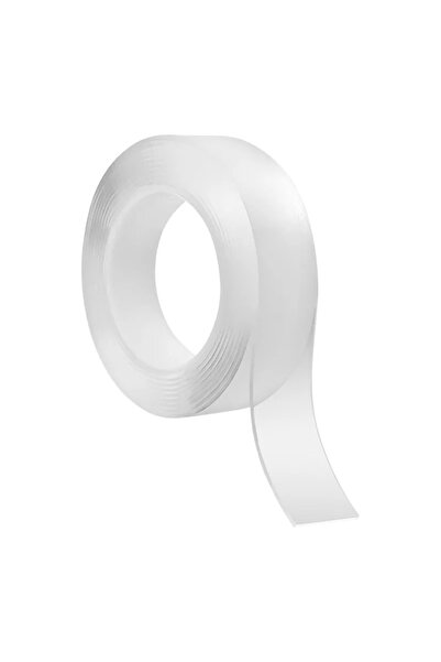 OEM Banda dublu-adeziva reutilizabila 30x2mm 3m transparenta REBEL