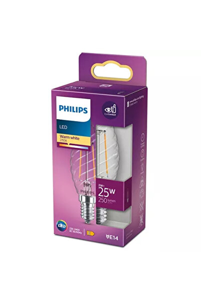 Philips LED filament candle bulb ST35 E14 2W (25W) 250lm warm light 2700K 929001238555