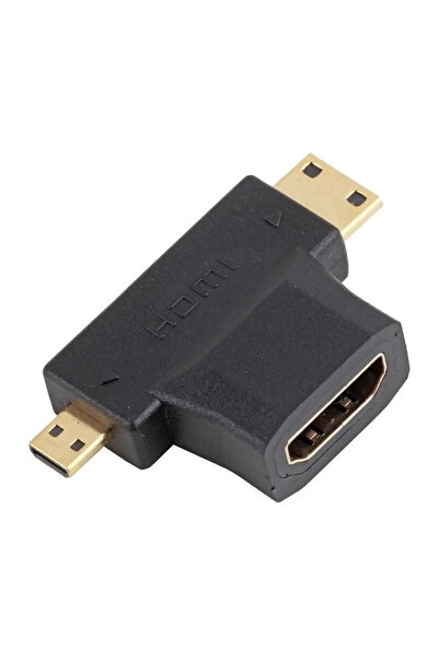 OEM Adaptor HDMI V1.4 mama - tata micro HDMI si tata mini HDMI AKYGA AK-AD-23