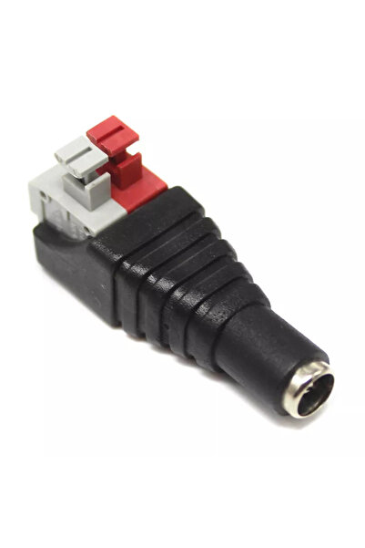 OEM DC female power plug 2.1x5.5mm terminal block clip for CCTV