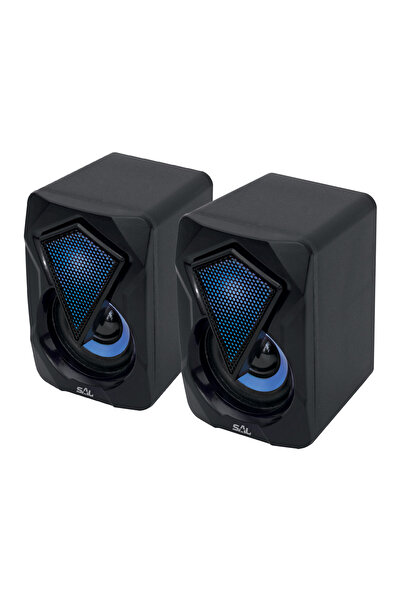 Home by Somogyi Speaker set 2.0 multimedia RGB LED 2x3W USB Jack 3.5 mm bluetooth